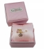 Silver Pin with Stork for Baby Girl