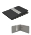 Πορτοφόλι για Κάρτες με Money Clip (Μαύρο - Γκρι) 11x8cm
