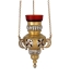 Gold plated Hanging Vigil Oil Lamp (height 24cm)  Sp 112406 