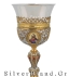 Евхаристические наборы с позолотой 1000 мл с серебряной чашкой (высота 40cm) Sp 104031-s4