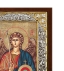 Αρχάγγελος Μιχαήλ Ασημένια Εικόνα με Μεταξοτυπία 26x20cm + Μεταφορικά