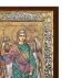 Greek Orthodox Silver Icon Archangel Michael Hagiography 26x20cm